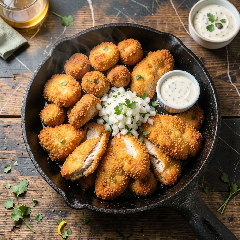 Visual representation of Catfish Cabin Hush Puppy Recipe: Crispy Golden Bites of Southern Tradition