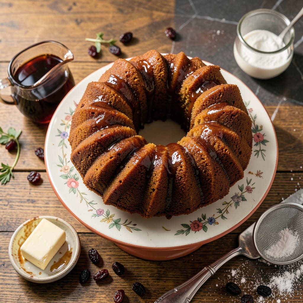 Visual representation of Cathy's Rum Cake Recipe: Boozy, Buttery Perfection in Every Bite