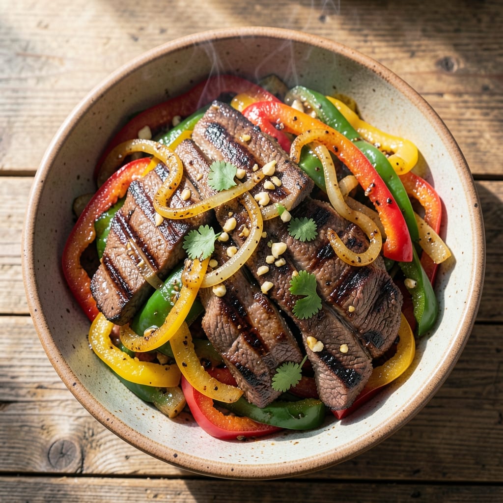 Steak Fajitas Recipe Oven: Sheet Pan Sizzle With Charred Peppers Steak Fajitas Recipe Oven: Sheet Pan Sizzle With Charred Peppers