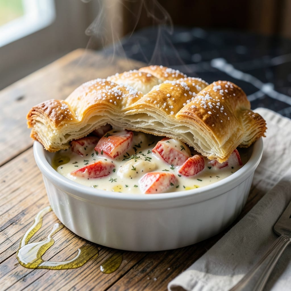 Lobster Pot Pie Recipe Puff Pastry: Decadent Seafood in a Golden Crust