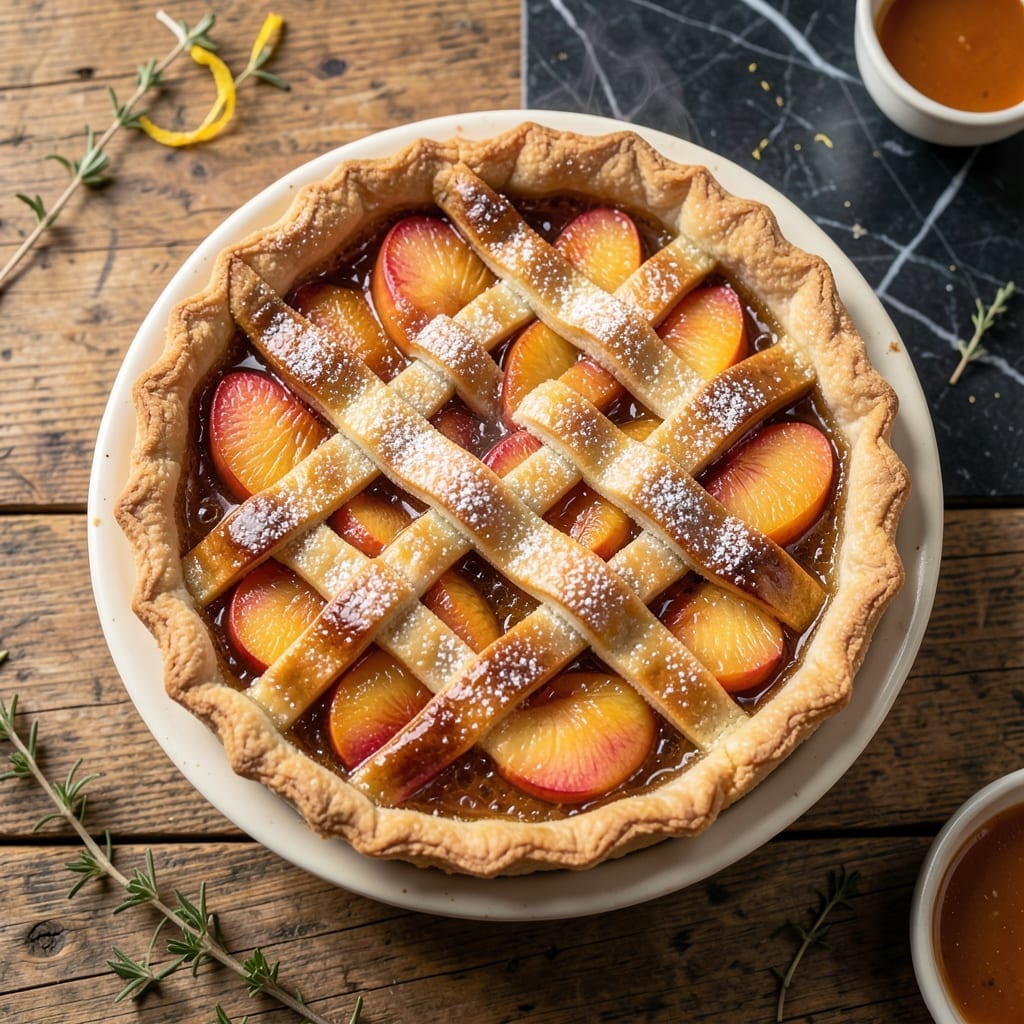 Peach Pie Recipe With Fresh Peaches: Buttery Crust and Juicy Summer Filling