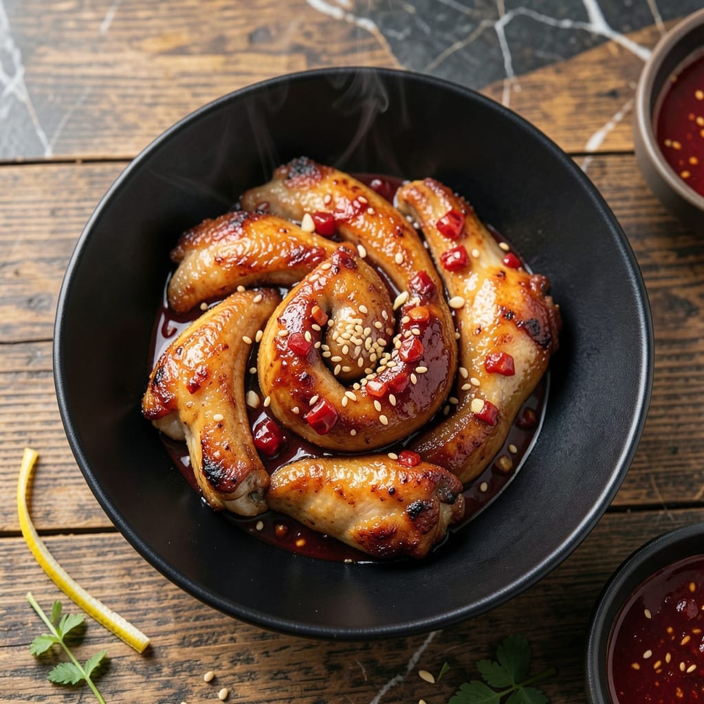 Korean Chicken Recipe Not Fried: Oven-Baked Sweet and Spicy Glaze