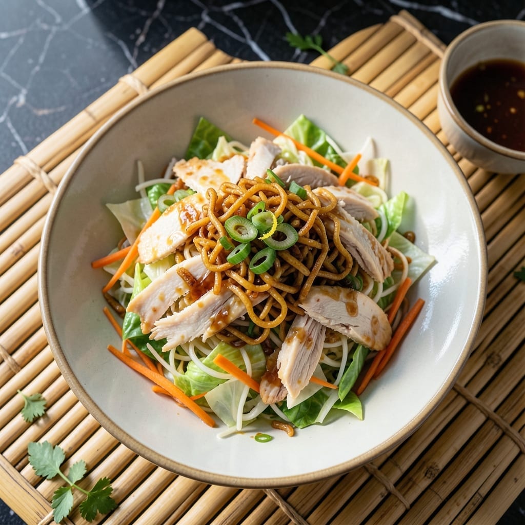 Chinese Chicken Salad Dressing Recipe With Ramen Noodles: Umami-Rich Crunch in Every Forkful
