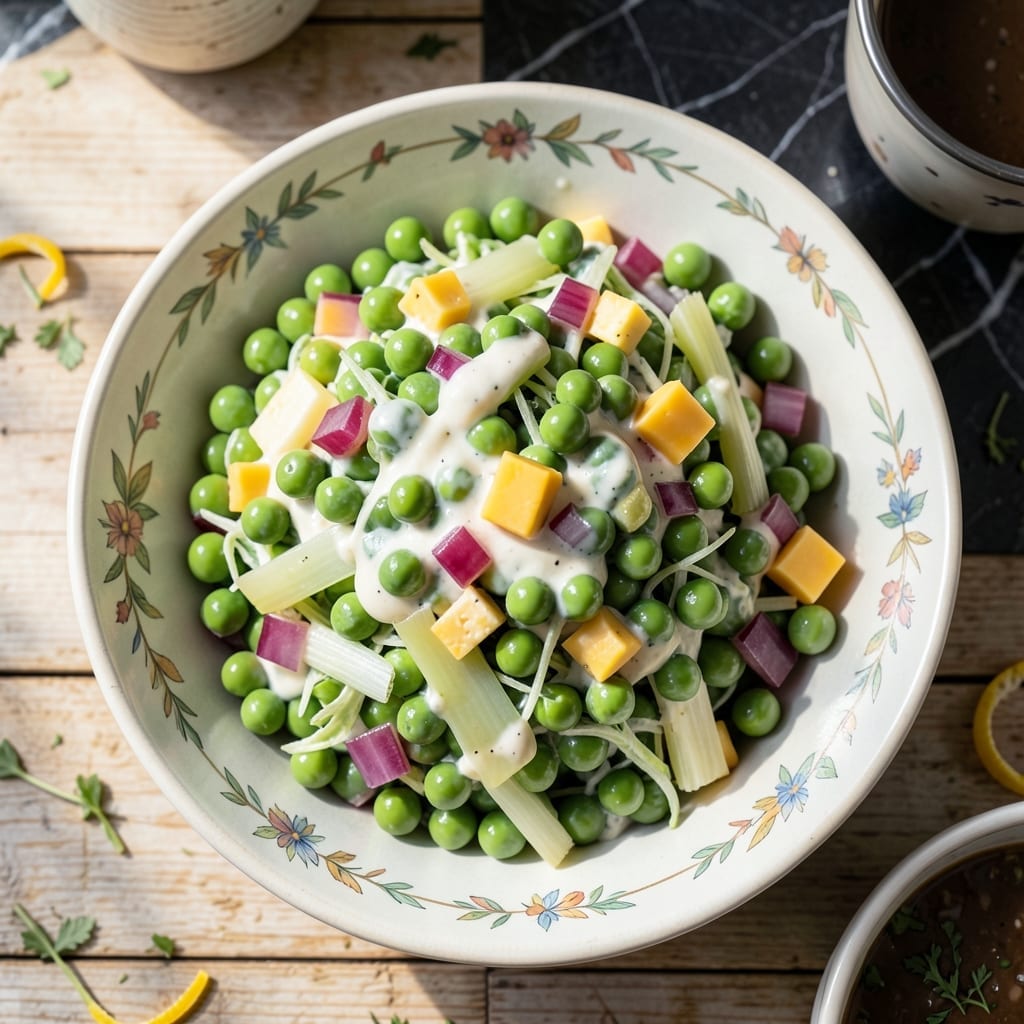 Recipe For Pea Salad Using Canned Peas: Quick No-Cook Picnic Favorite