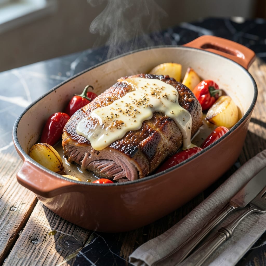 Mississippi Pot Roast Recipe Oven: Slow-Cooked Pepperoncini Beef Melt