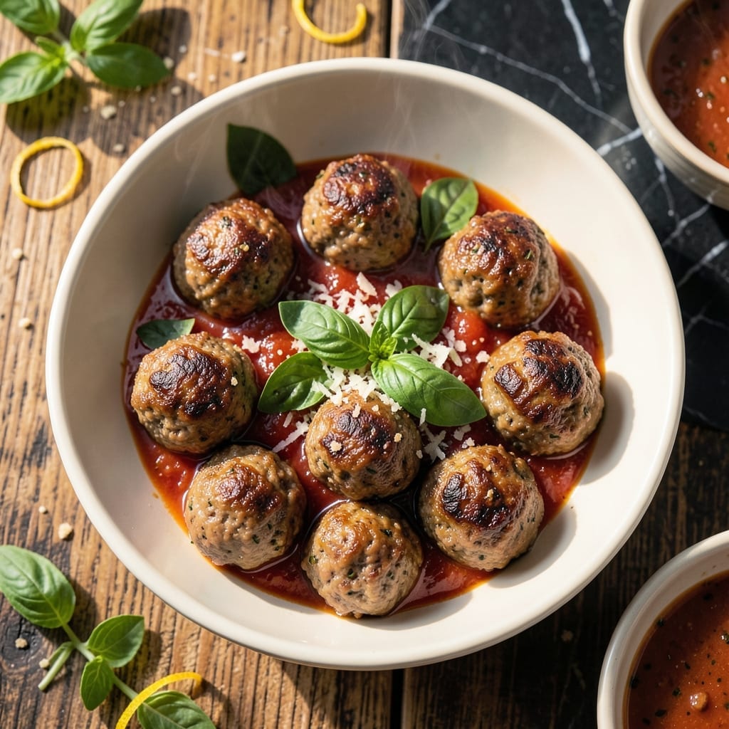 Meatball Recipe With Ground Beef and Ground Pork: Bistro-Style Tender Bites