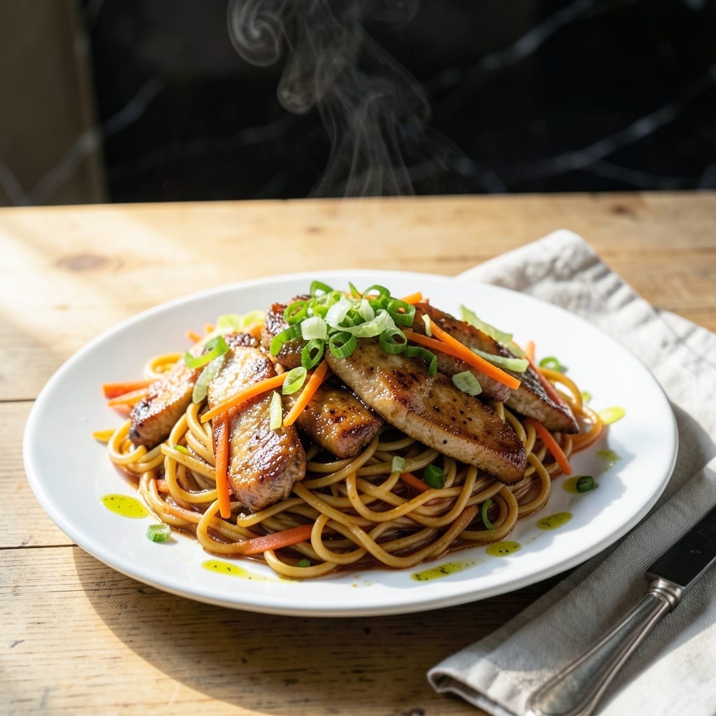 Pancit Recipe Chicken: Wok-Tossed Savory Noodles with Tender Bites