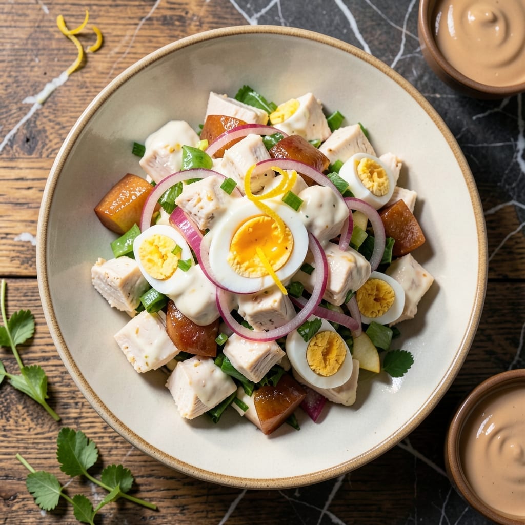 Chicken Salad Recipe With Eggs and Apples: Sweet and Savory Protein Packed Lunch