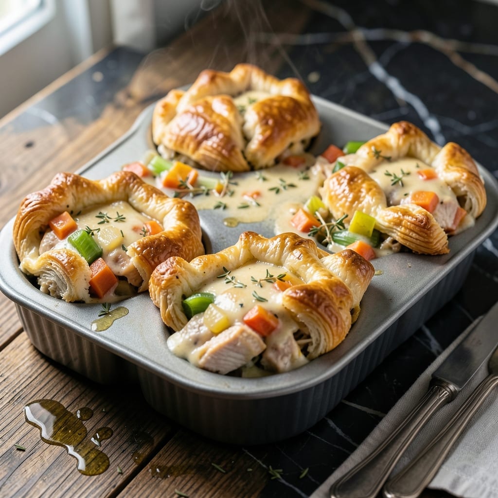Individual Chicken Pot Pie Recipe in Muffin Tin: Portable Comfort With Flaky Bites Individual Chicken Pot Pie Recipe in Muffin Tin: Portable Comfort With Flaky Bites