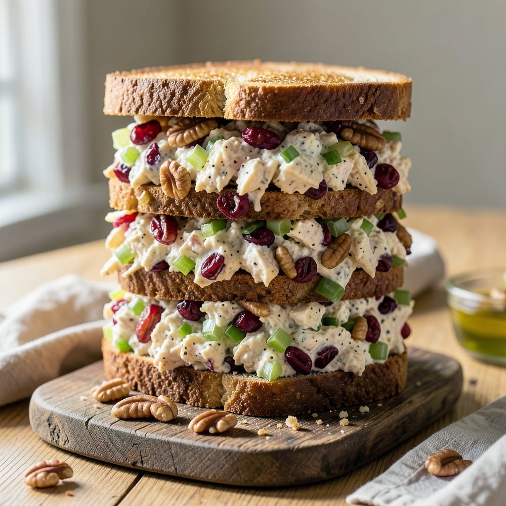 Chicken Salad Sandwich Recipe With Cranberries And Pecans