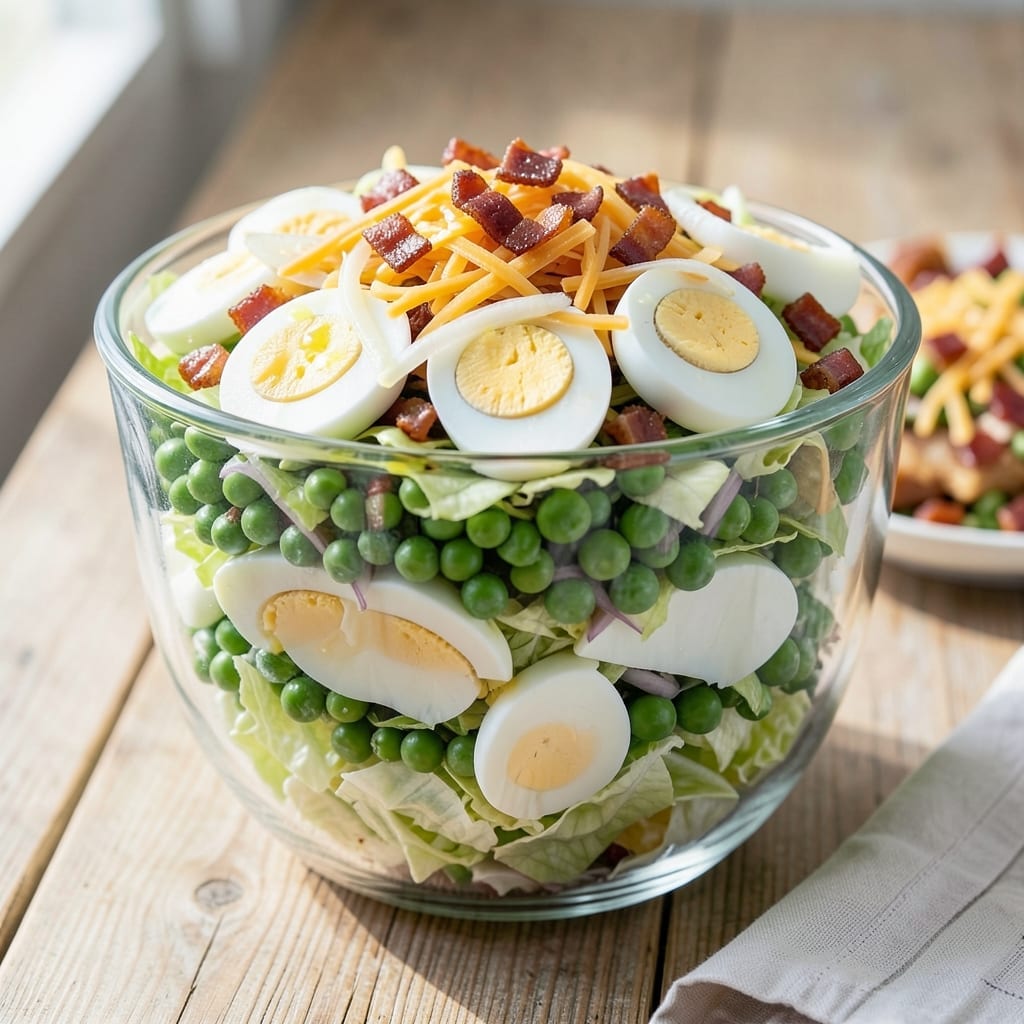 7 Layer Salad Recipe Original: Classic Creamy Picnic Side Revived