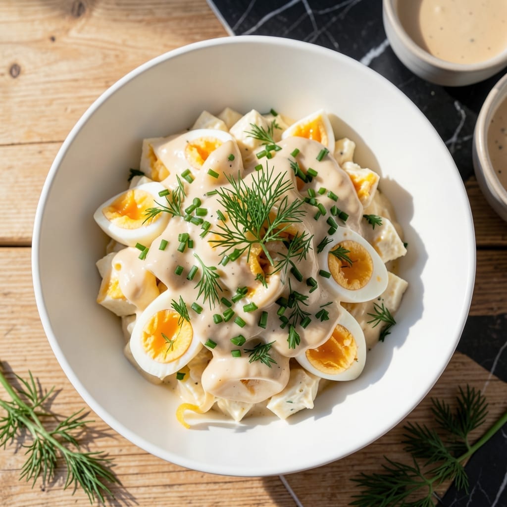 Egg Salad Recipe With Ranch Dressing: Creamy Tang With Fresh Herb Crunch