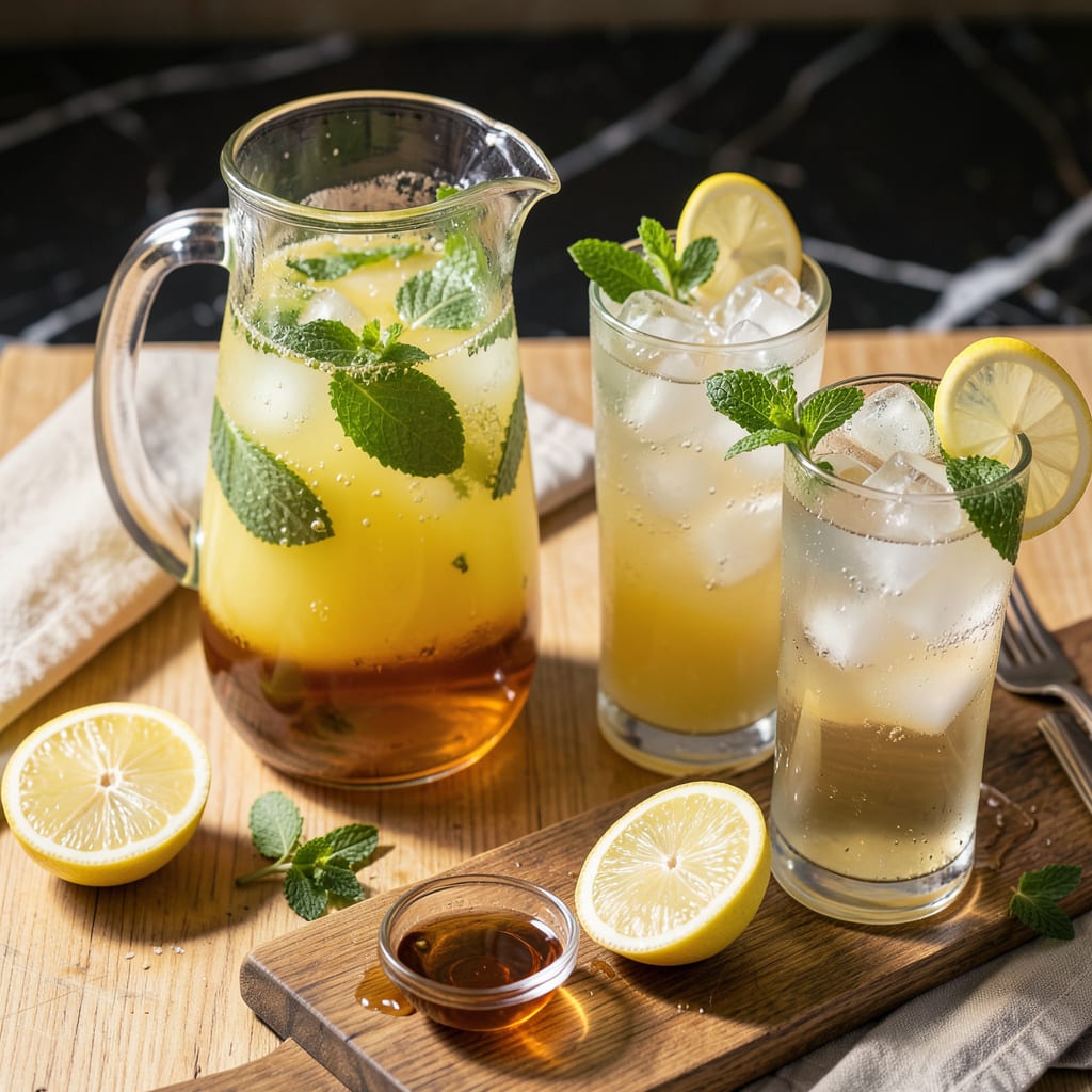 Charged Lemonade Recipe: Sparkling Citrus Burst in Every Sip example with annotations