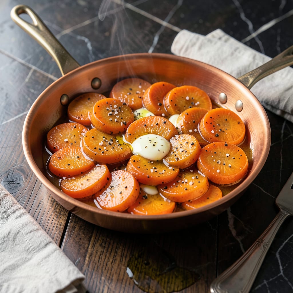 Complete Charleston's Glazed Carrots Recipe: Sweet Brown Sugar and Butter Glaze overview image