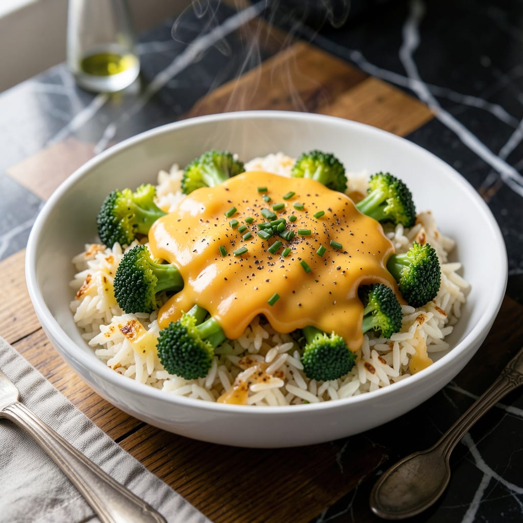 Complete Cheddar Broccoli Rice A Roni Recipe: One Pot Cheesy Side Dish overview image