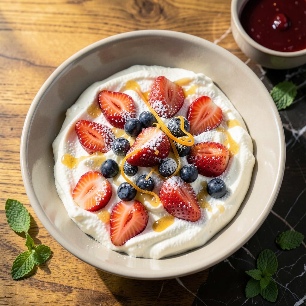 Comprehensive cheesecake salad recipe with cream cheese visual reference