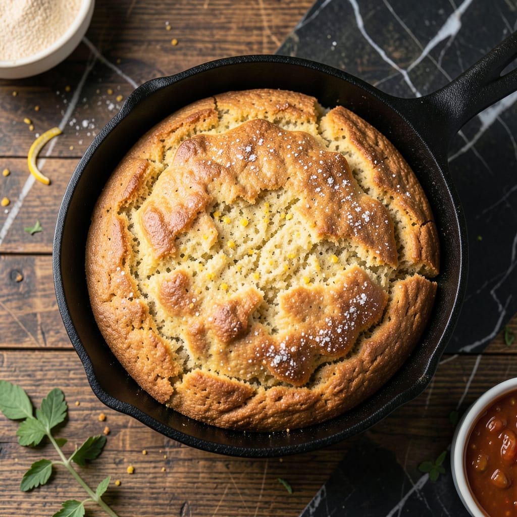 Chi Chi's Cornbread Recipe: Sweet Heat With Jalapeño Kick example with annotations