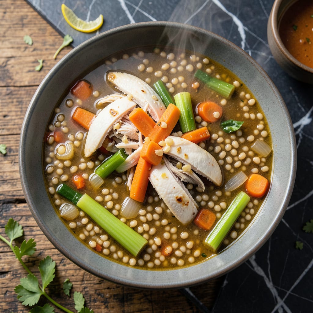 Chicken and Barley Soup Recipe: Rustic Warmth in Every Spoon detailed visual guide