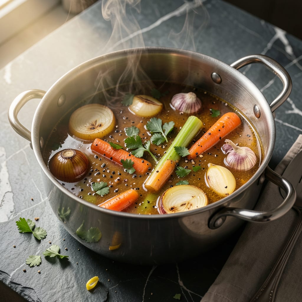 Complete Chicken and Beef Broth Recipe: Rich, Deep Flavored Base for Any Dish overview image