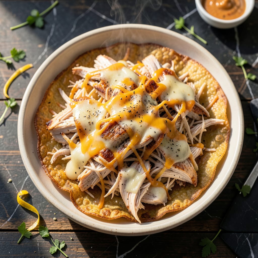 Visual representation of chicken and cheese crispitos recipe