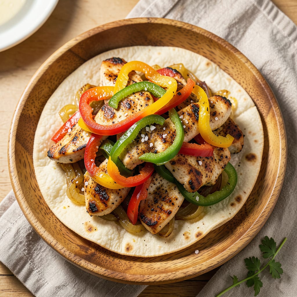 Chicken Fajita Pita Jack in the Box Recipe: Copycat Spice and Crunch at Home example with annotations