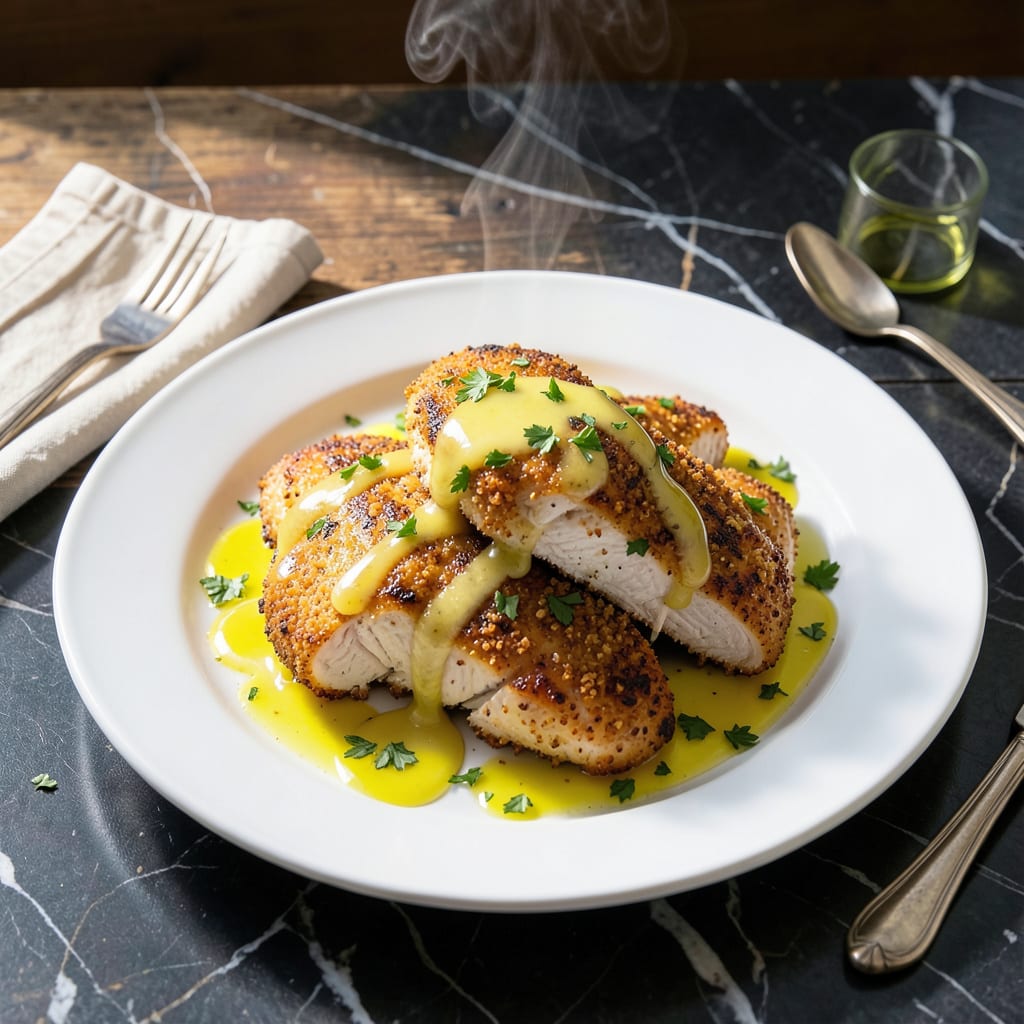 Chicken Francese Recipe Ina Garten: Lemon Butter Elegance in 25 Minutes illustration with key details