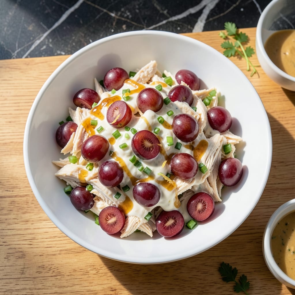 Comprehensive chicken salad wrap recipe grapes visual reference