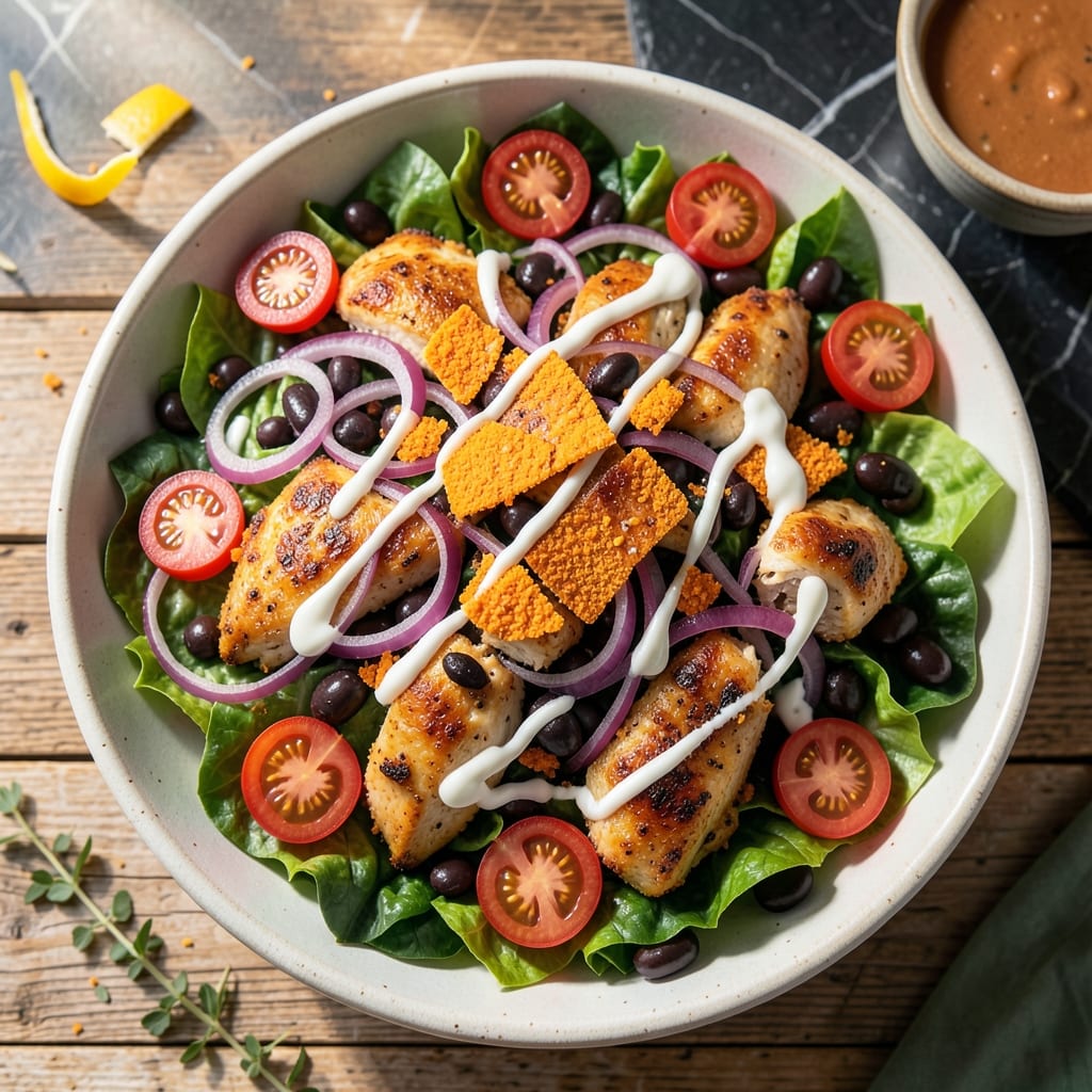 Comprehensive chicken taco salad recipe doritos visual reference