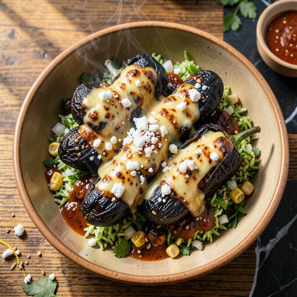 Visual representation of Chili Relleno Crock Pot Recipe: Cheesy Stuffed Peppers Made Effortless