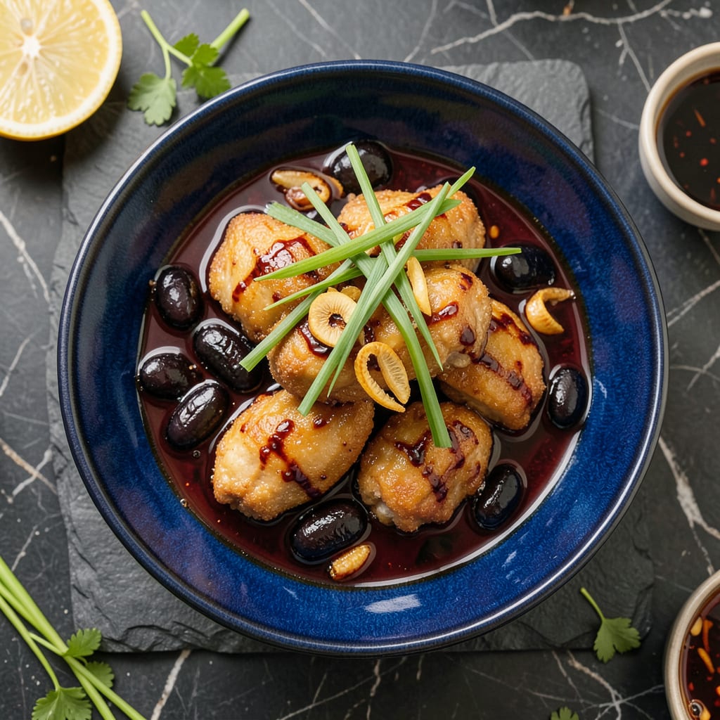 Chinese Chicken Heart Recipe: Stir Fried Spicy Sweet Perfection illustration with key details