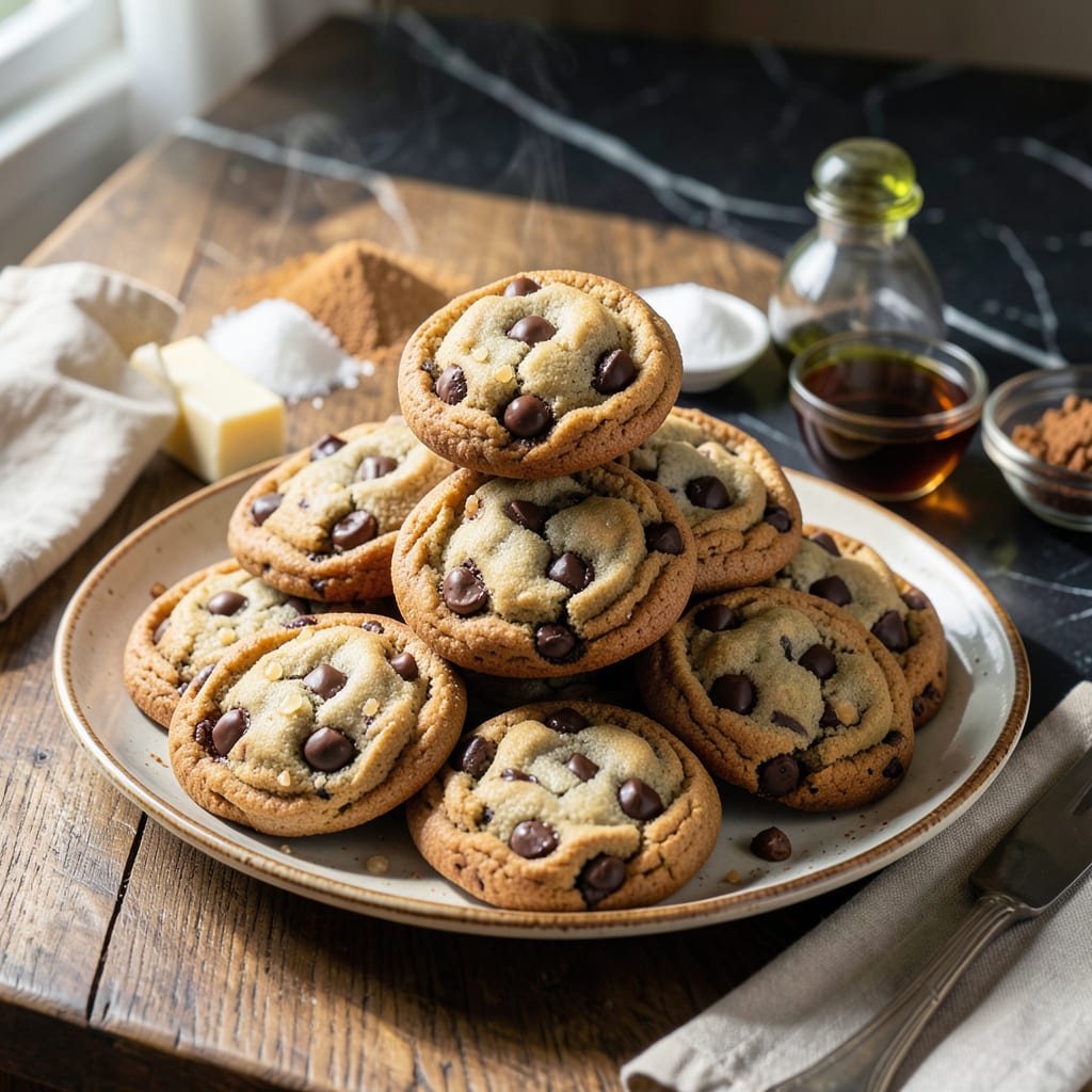 Comprehensive chocolate chip cookie recipe with cream of tartar visual reference