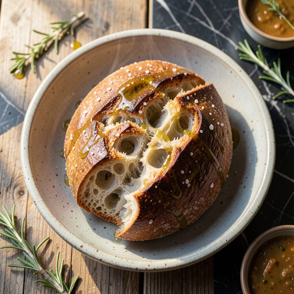 Complete Ciabatta Bread Recipe Jamie Oliver: Artisan Crust With Airy Interior overview image