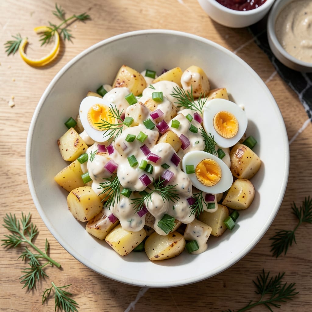 Comprehensive classic potato salad recipe martha stewart visual reference