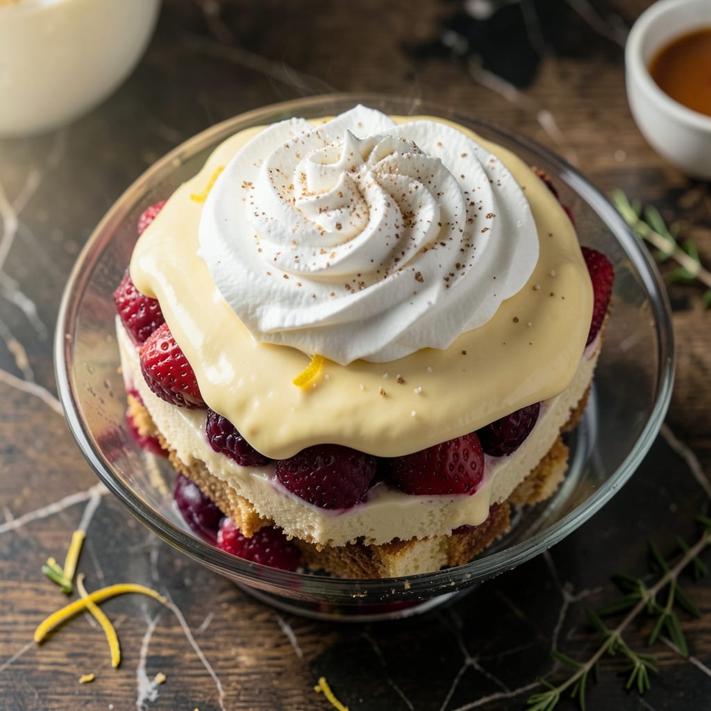 Complete classic trifle recipe easy overview image