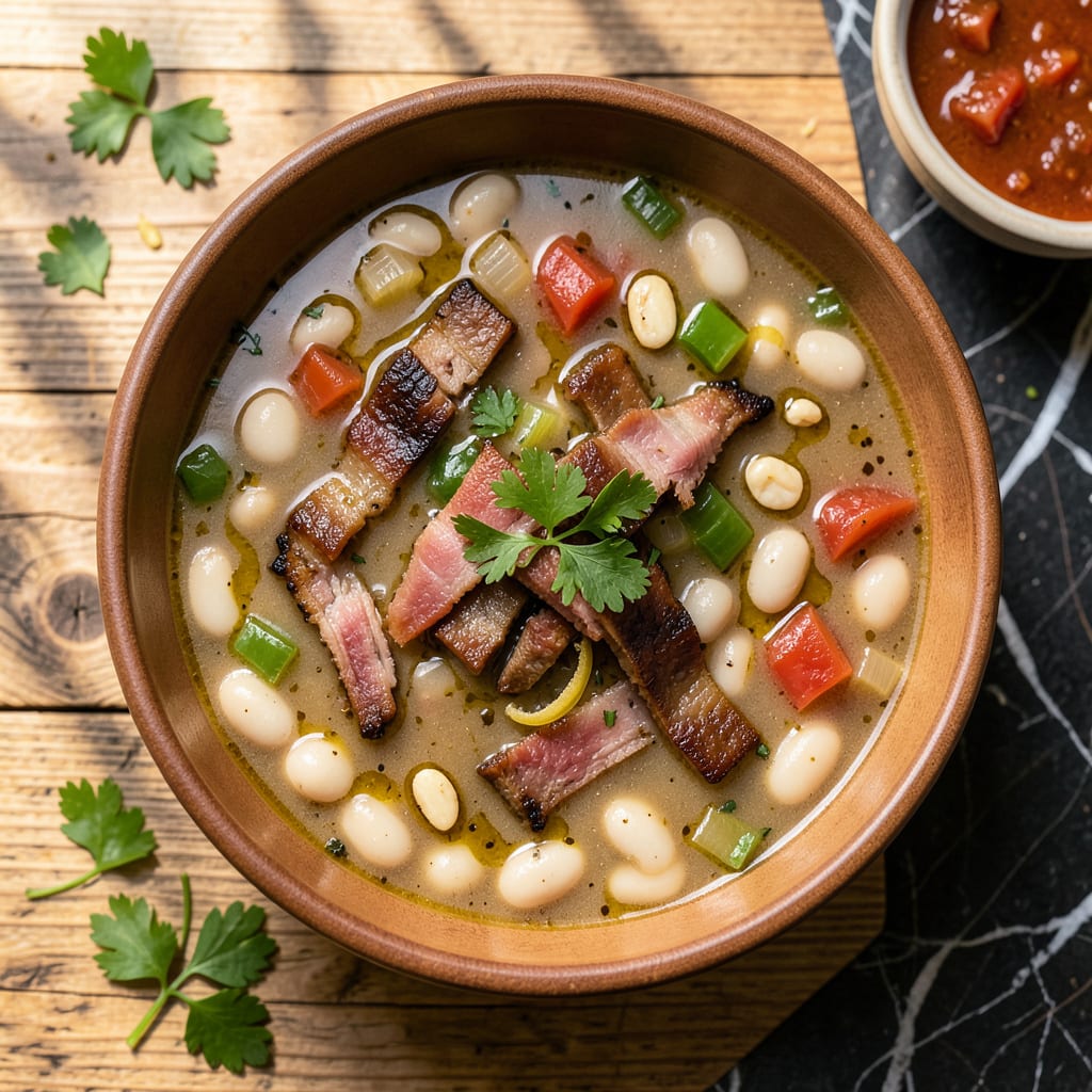 Columbia Restaurant Spanish Bean Soup Recipe: Tampa’s Signature Smoky Ham Depth illustration with key details