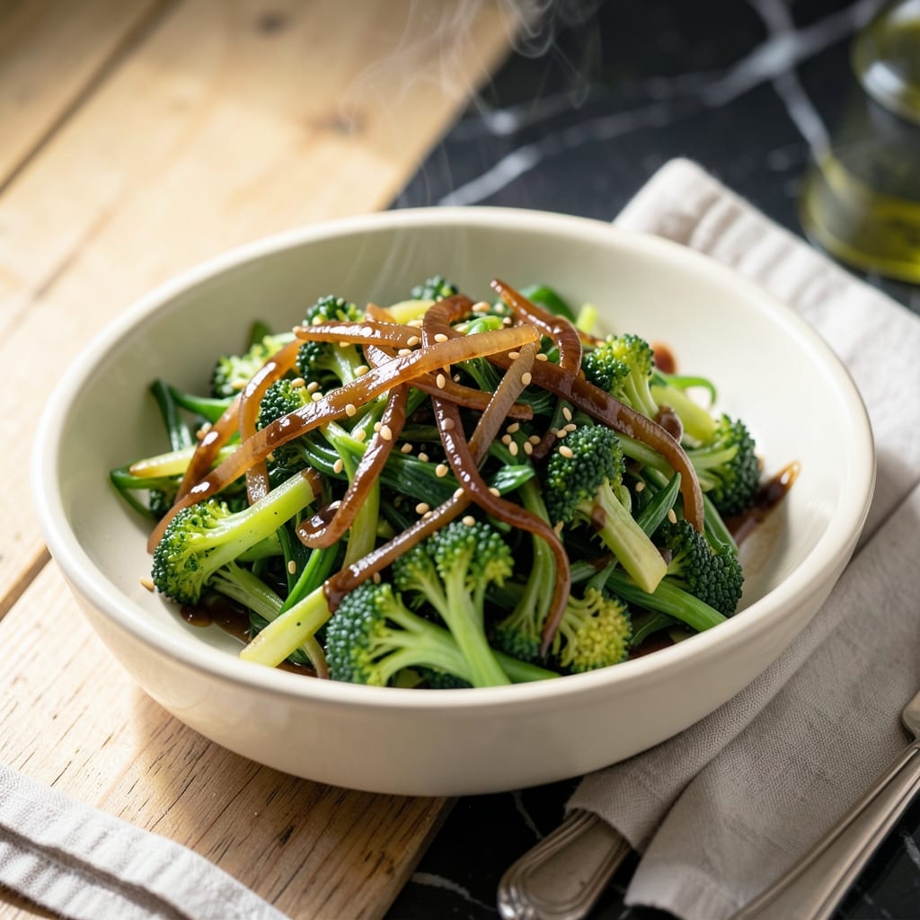 Complete cooked broccoli slaw recipe keto overview image