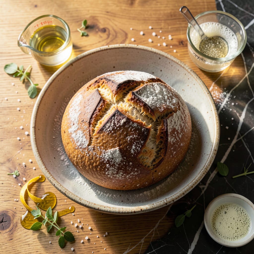 Cooking at Pam's Place Bread Recipe: Homemade Loaf With Rustic Crust detailed visual guide