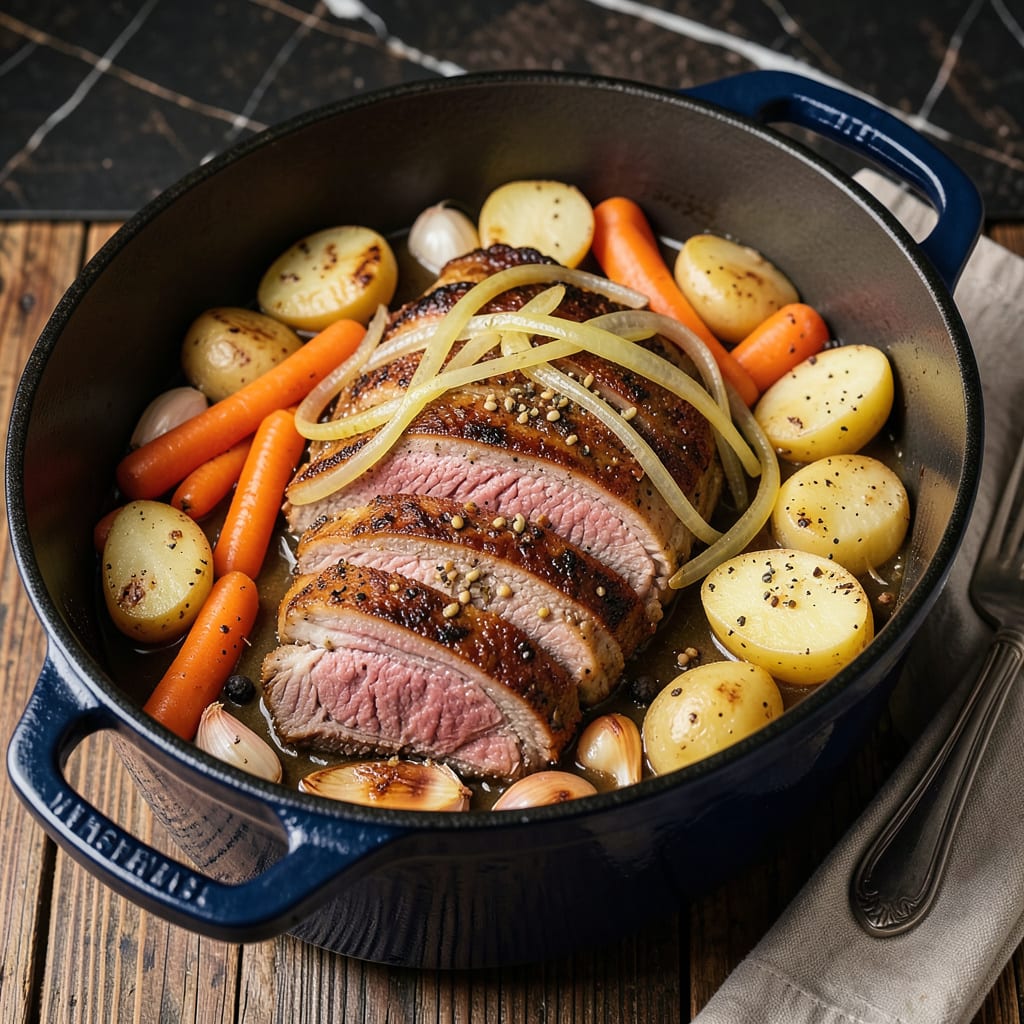 Complete Corned Beef Brisket Crock Pot Recipe: Slow Cooked Spice With Irish Pub Tenderness overview image