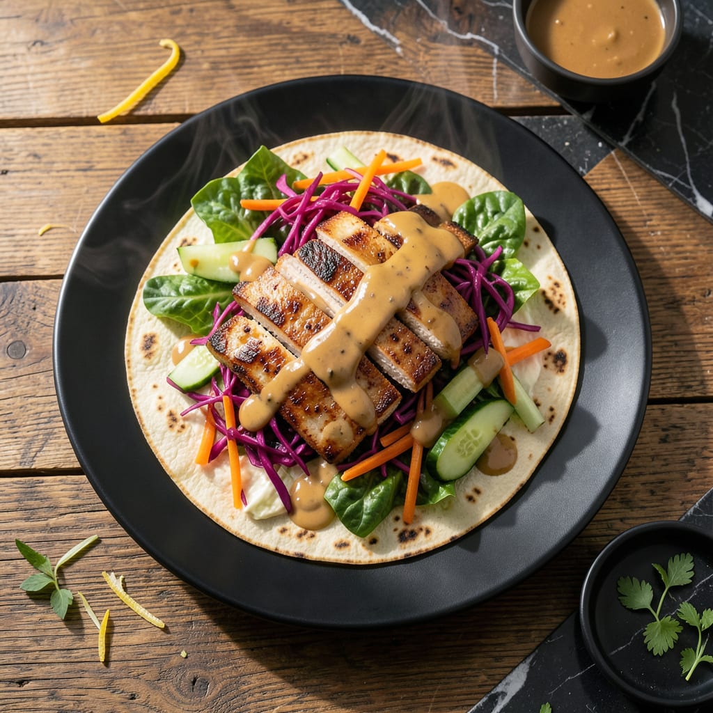 Costco Asian Wrap Recipe: Fresh and Flavorful Copycat Favorite illustration with key details