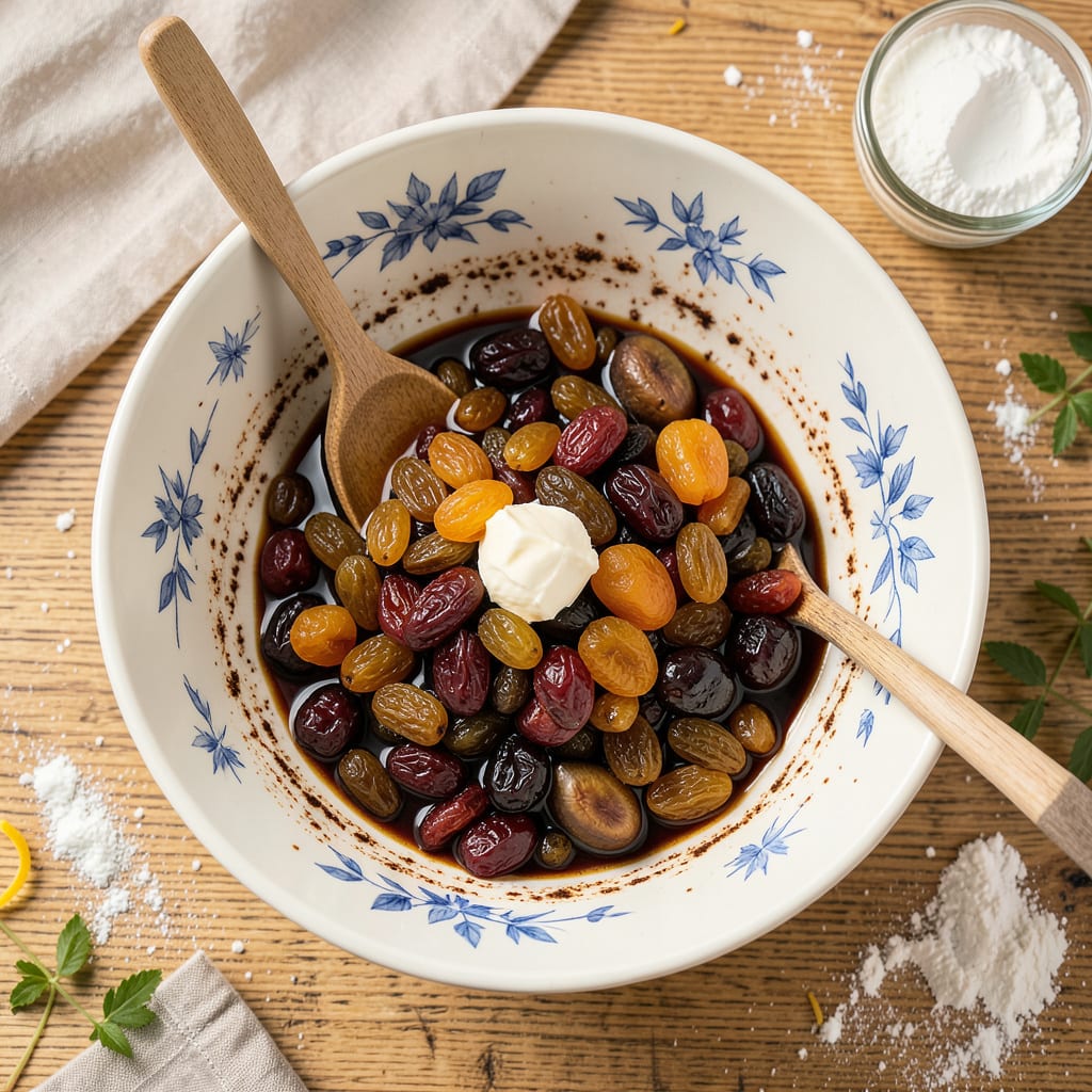 Costco Fruit Cake Recipe: Moist and Boozy Holiday Tradition example with annotations