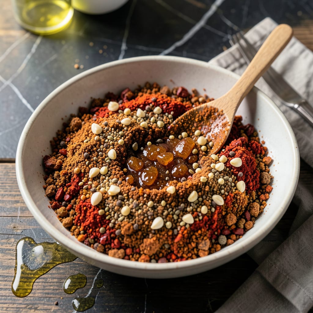 Costco Rib Rub Recipe: Bold Smoky Spice Blend for Meats illustration with key details