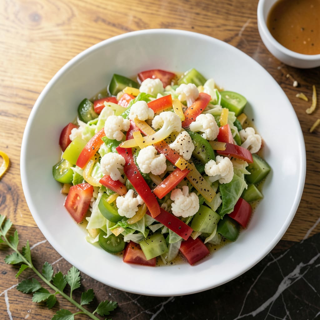 Cracker Barrel Chow Chow Recipe: Tangy Pickled Veggie Medley illustration with key details