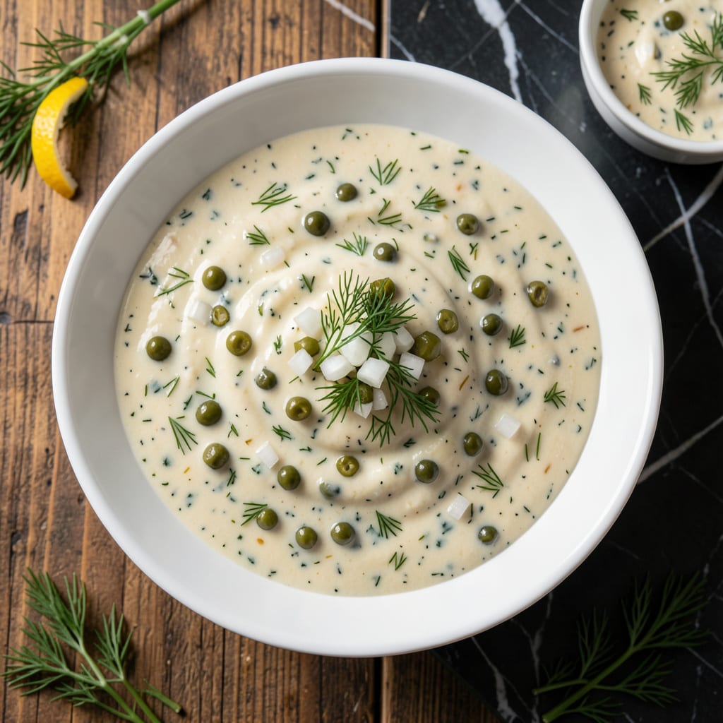 Comprehensive Cracker Barrel Tartar Sauce Recipe: Tangy Dill Packed Homemade Creaminess visual reference