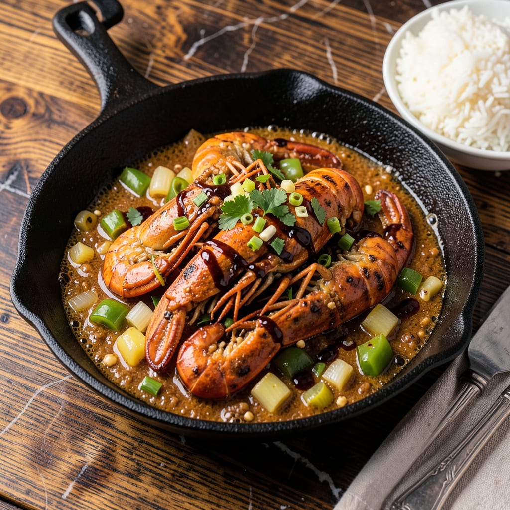 crawfish etouffee recipe paul prudhomme illustration with key details