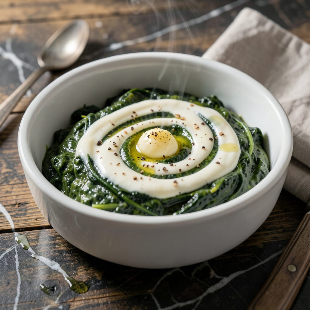 Creamed Spinach Recipe With Canned Spinach: Rich and Velvety Side in 20 Minutes illustration with key details