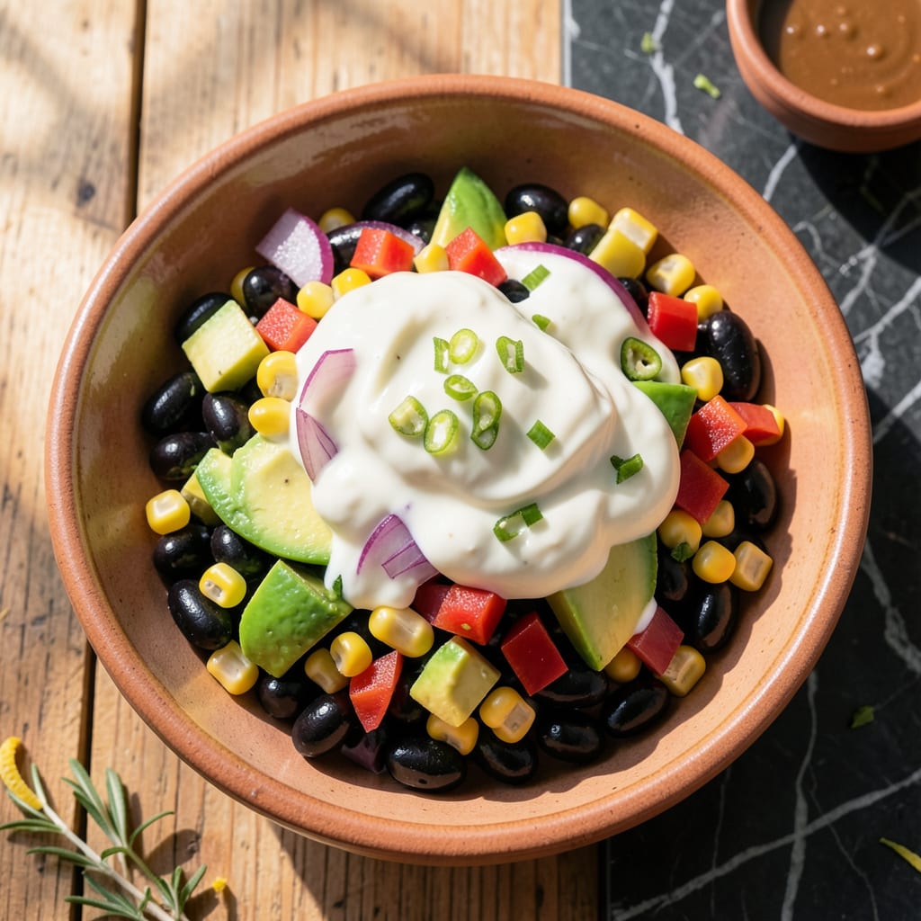 Complete Creamy Cowboy Caviar Recipe: Tex Mex Dip With a Velvety Twist overview image