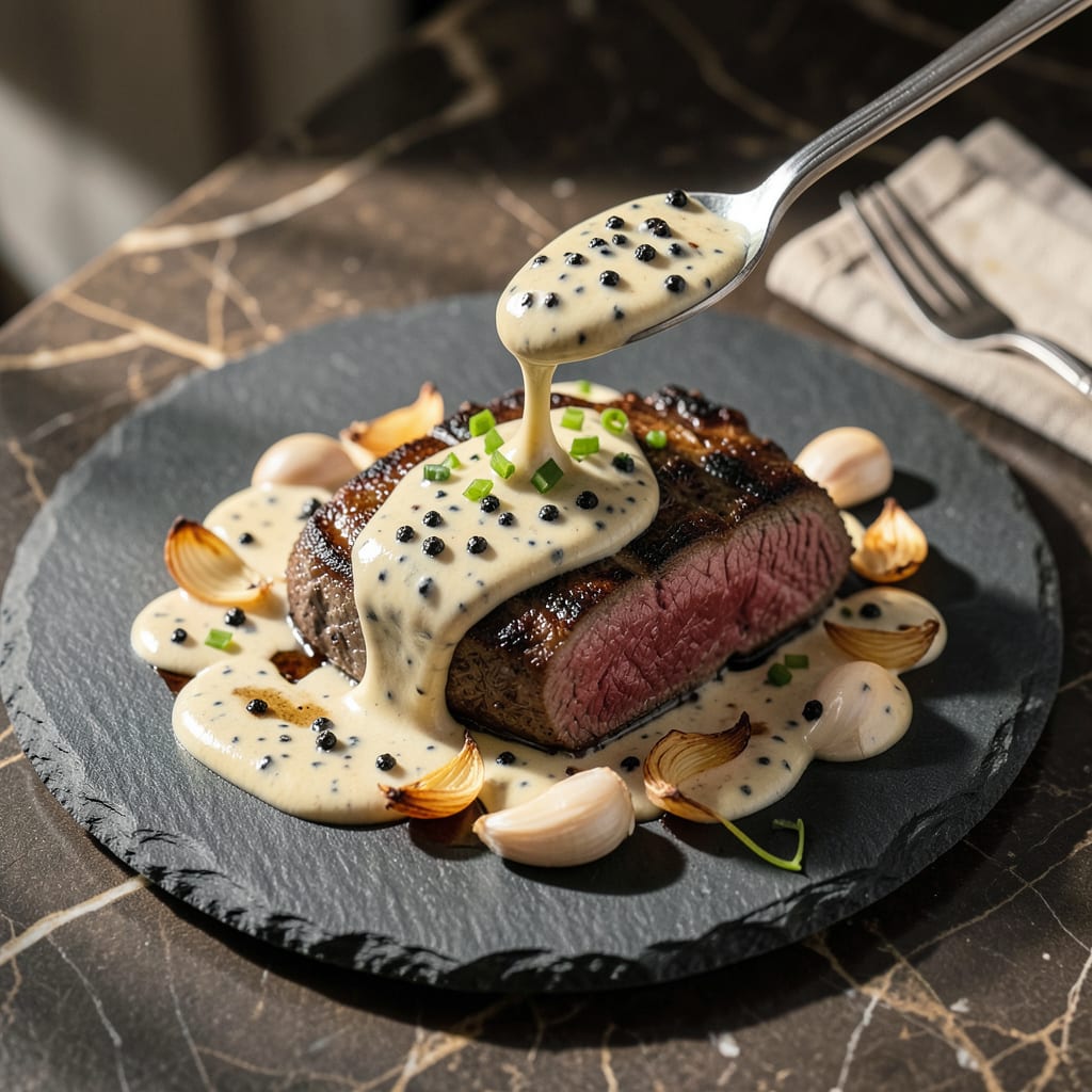 Complete Creamy Peppercorn Sauce Recipe: Restaurant Quality Pan Sauce in Minutes overview image