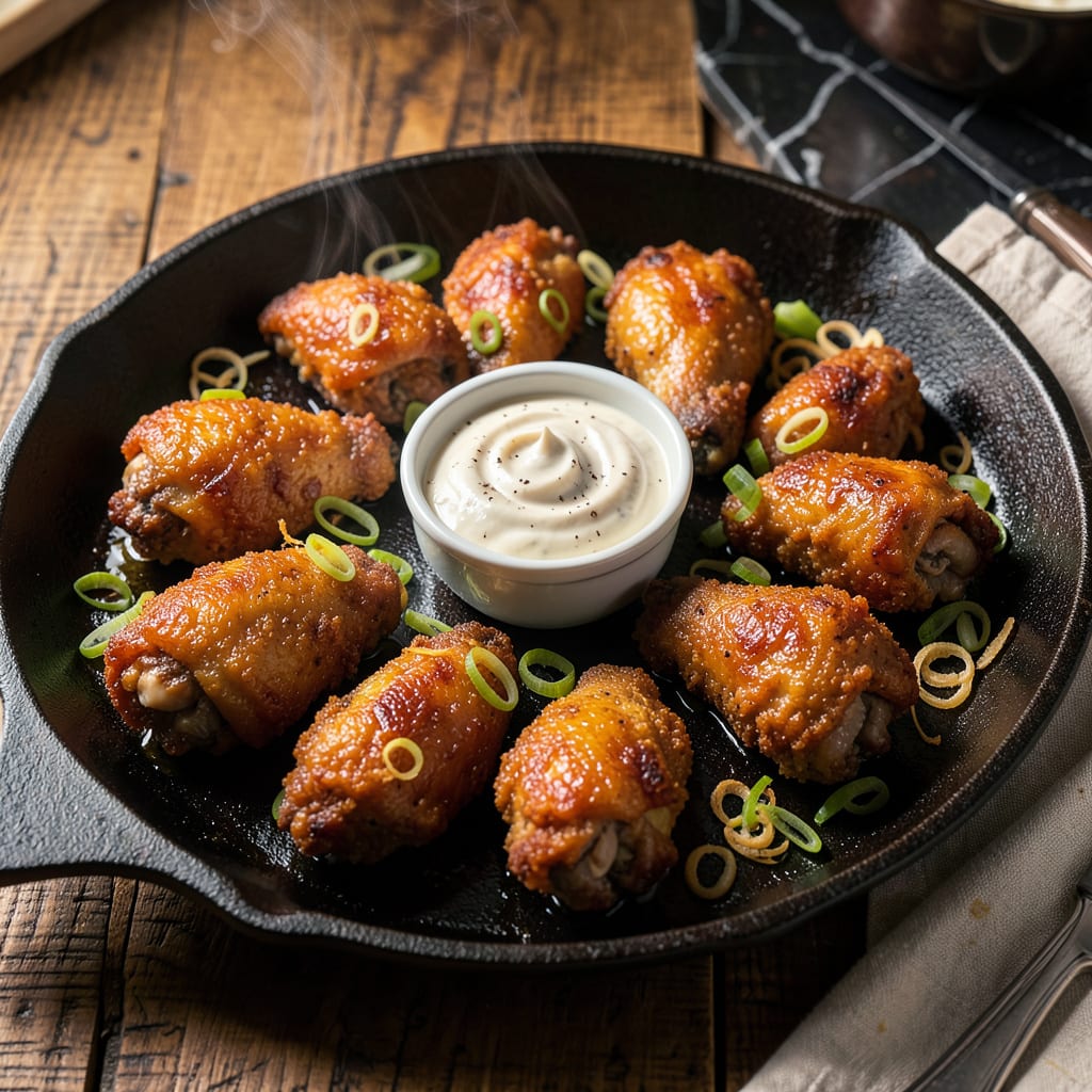 Crispy Fried Chicken Wings Recipe: Double-Fried Crunch With Spicy Glaze