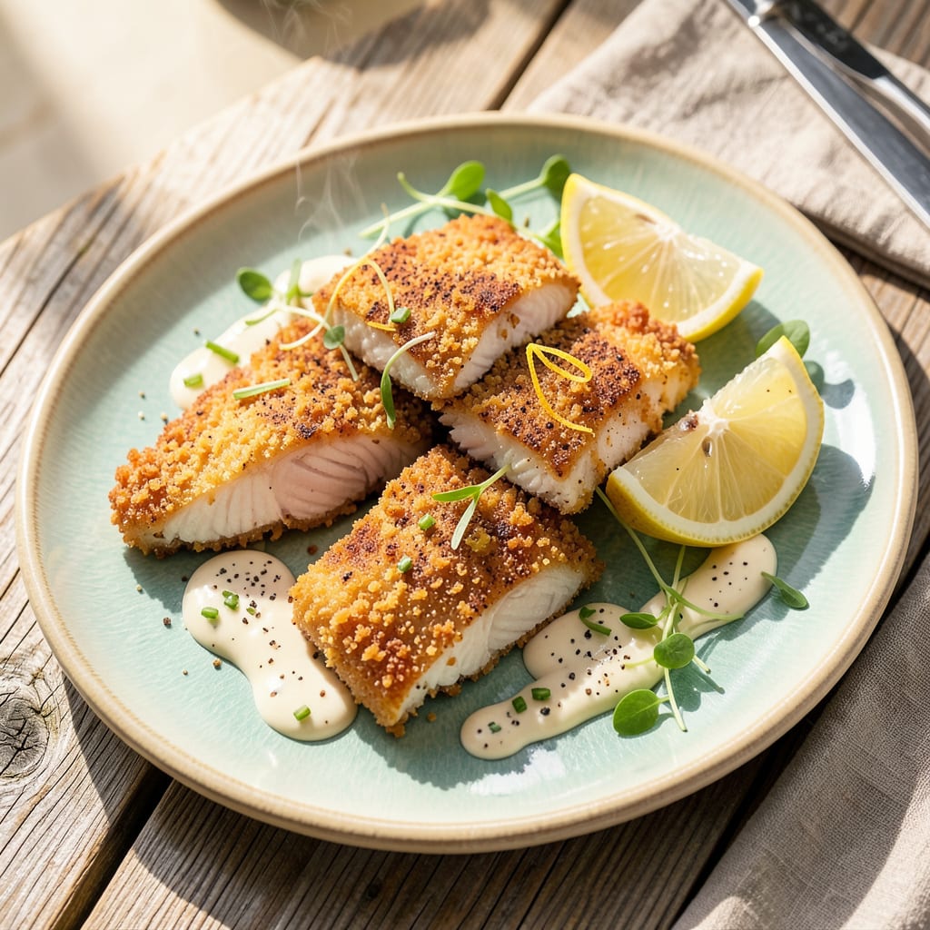 Crispy Oven Fried Fish Recipe: Golden Crunch Without the Deep Fryer example with annotations