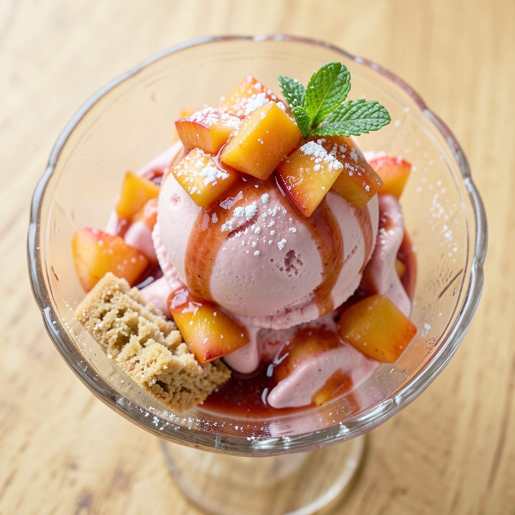 cuisinart peach ice cream recipe detailed visual guide